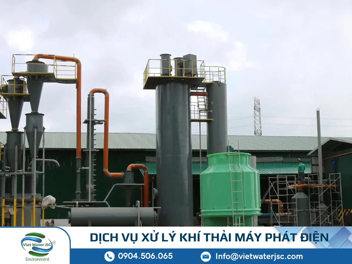 Xử lý khí thải máy phát điện